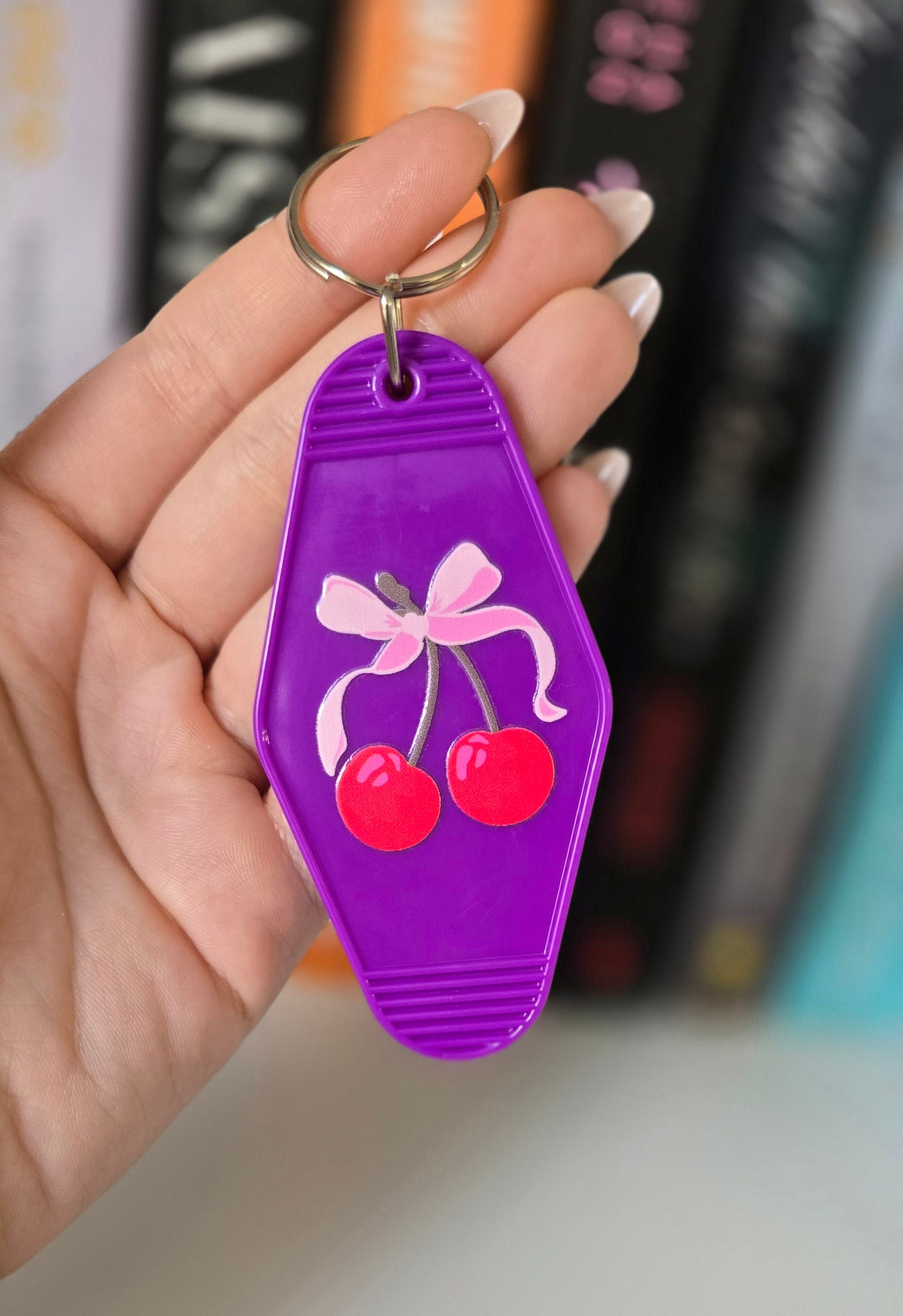 Pink Bows Motel Keychains