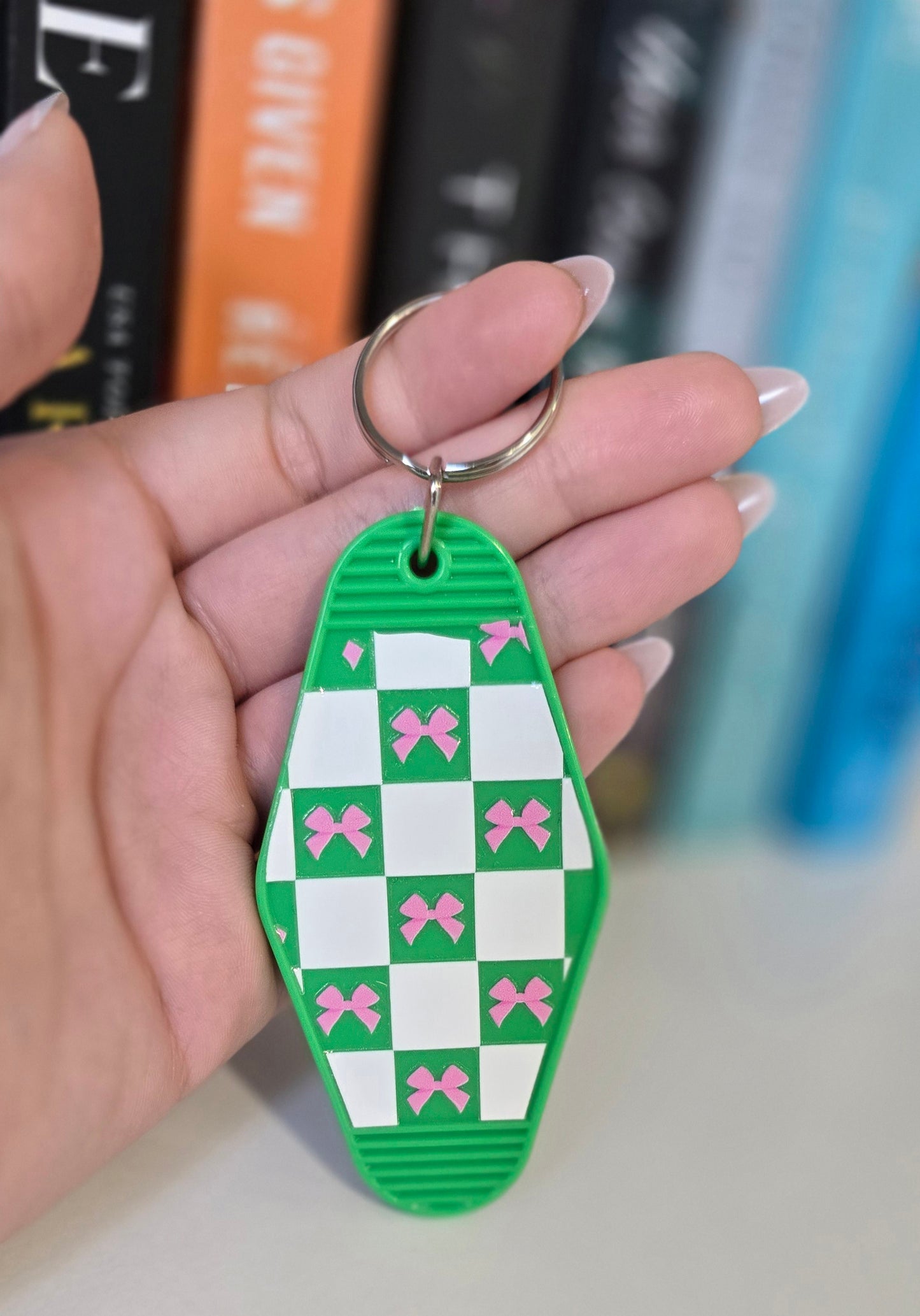 Pink Bows Motel Keychains