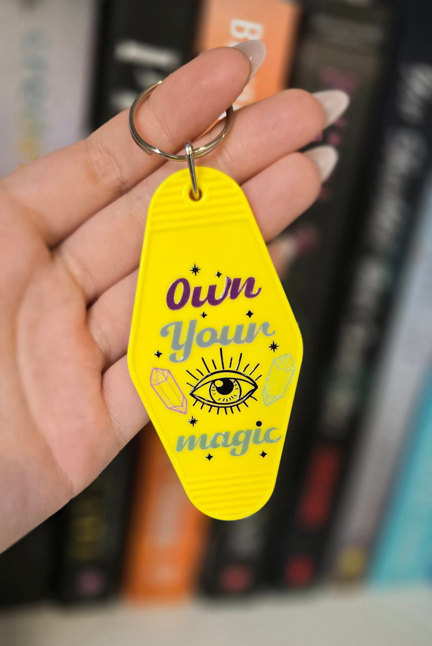 Own Your Magic Motel Keychain