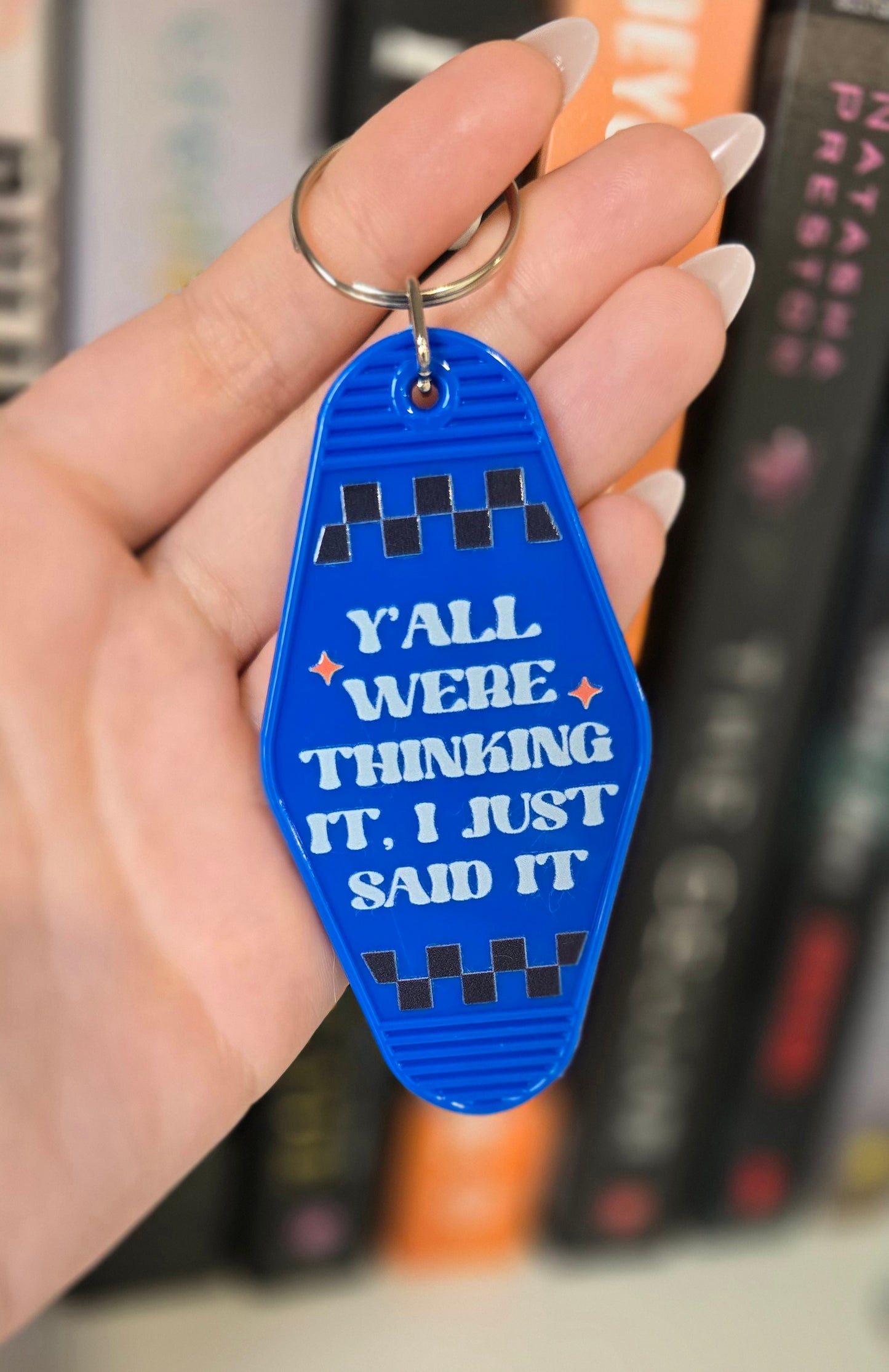 Y'all Were Thinking It Motel Keychain