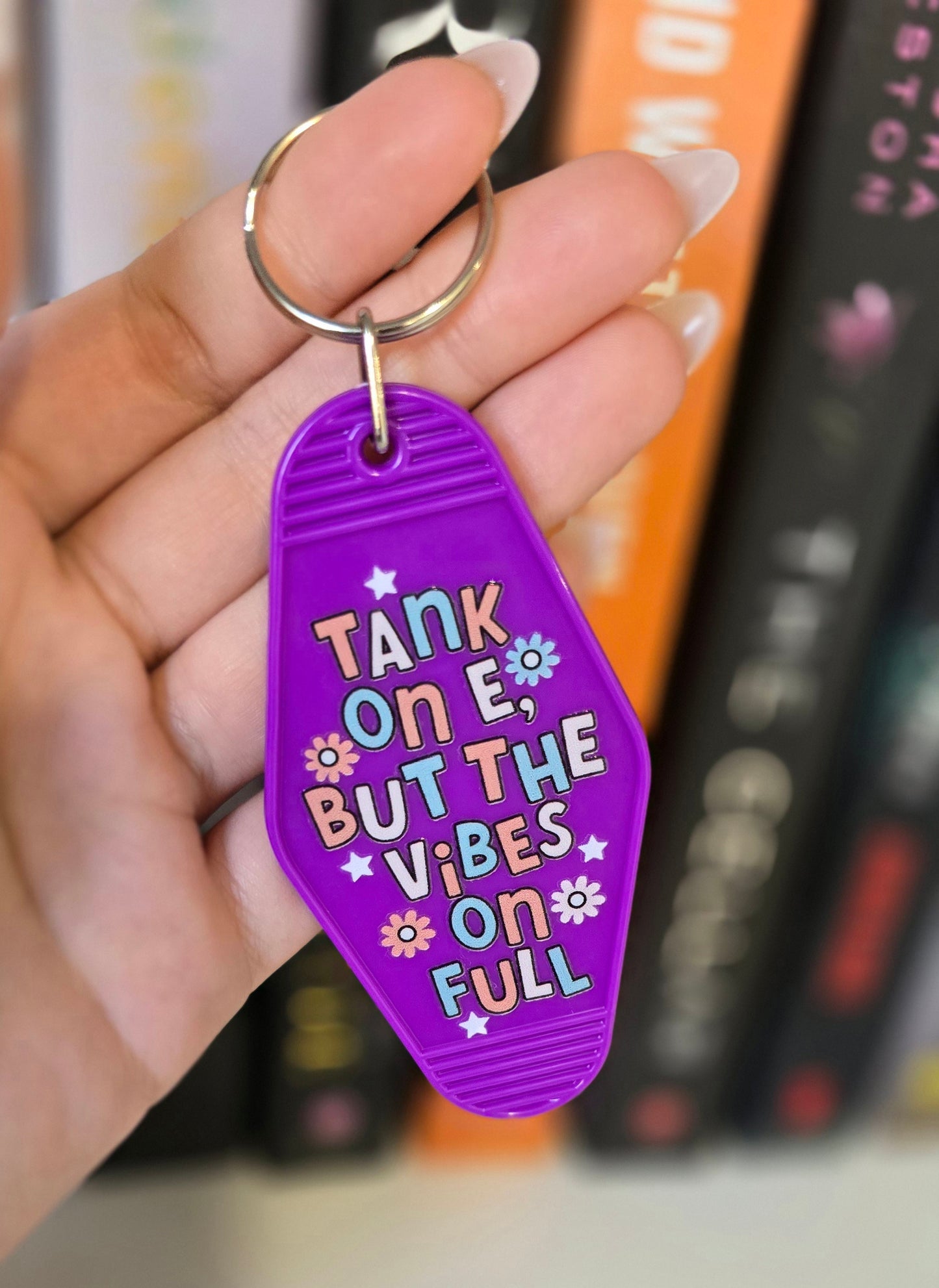 Tank On E Motel Keychain