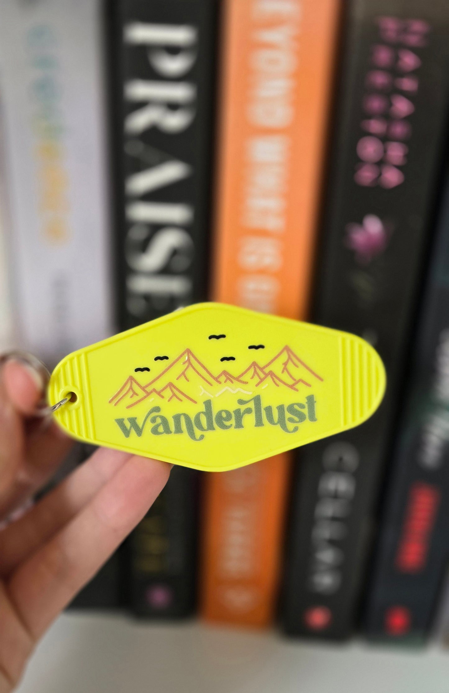 Wanderlust Motel Keychain