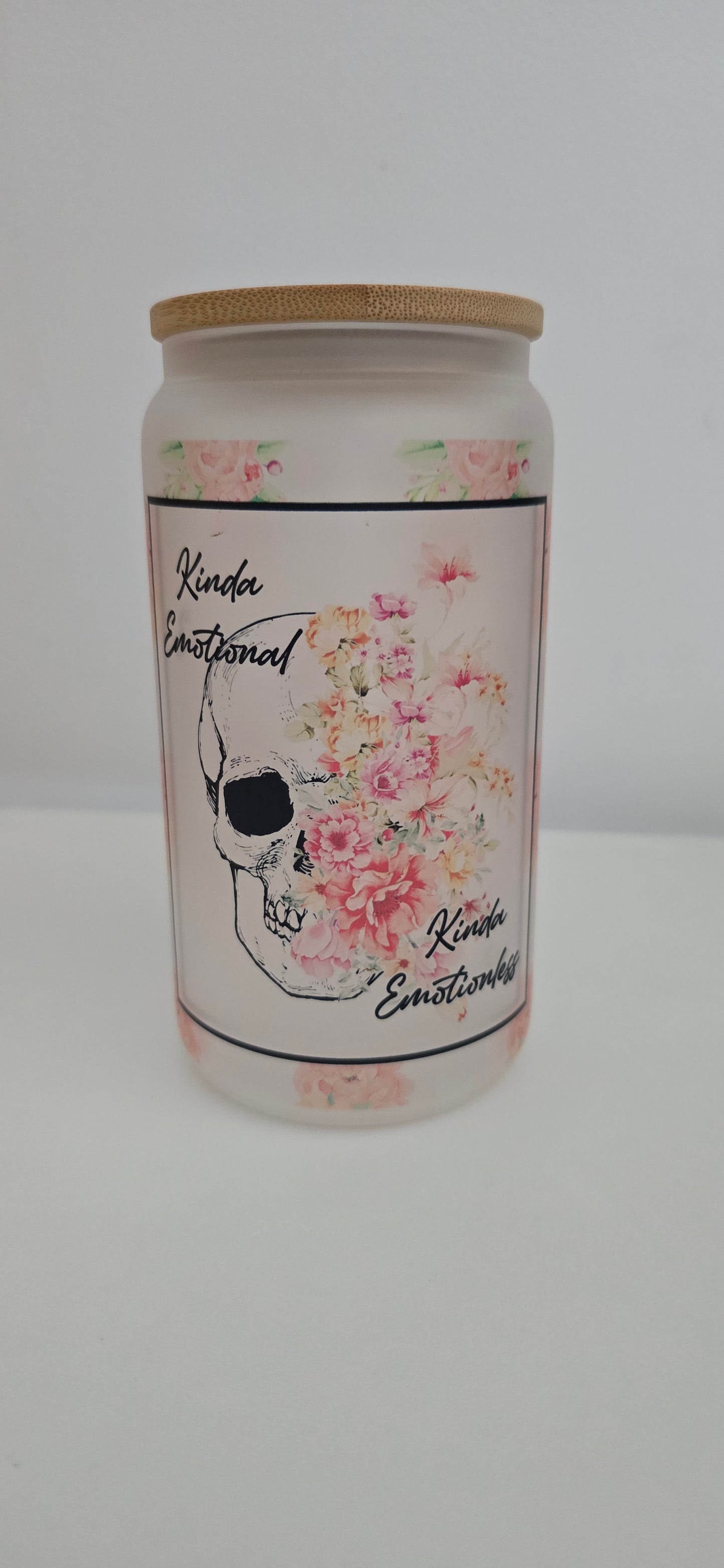 Kinda Emotional 16oz. Glass Tumbler