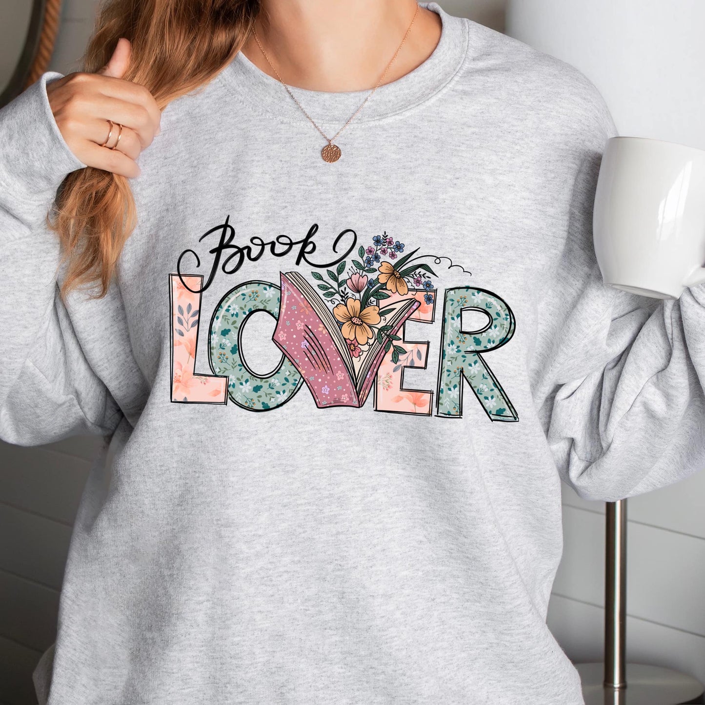 Book Lover Short Sleeve T-Shirt Comfort Colors Green- Limited Sizing