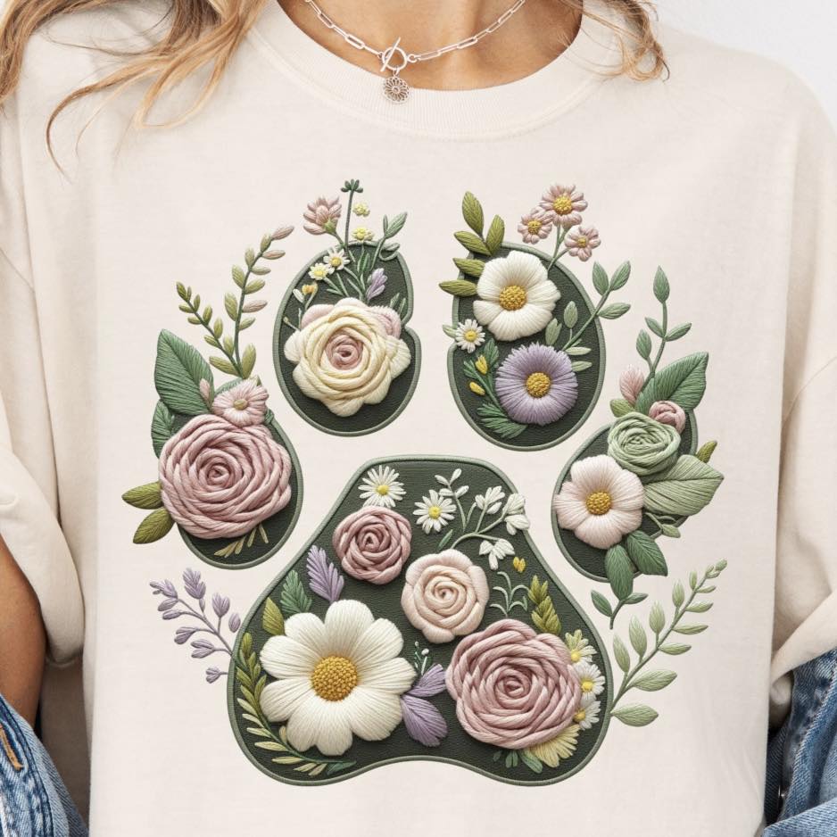 Paw-sitively Blooming Shirt