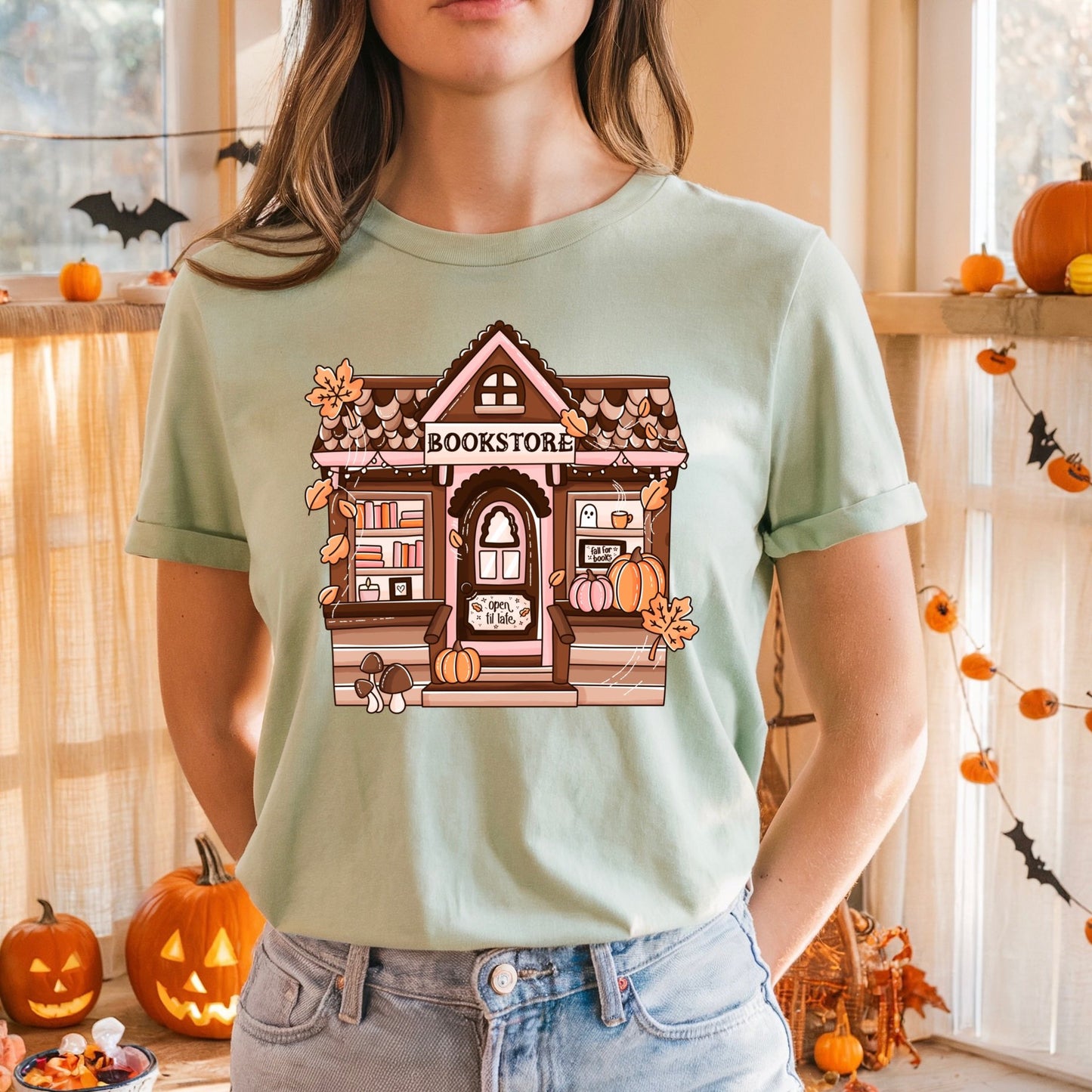 Cozy Fall Bookstore Shirt