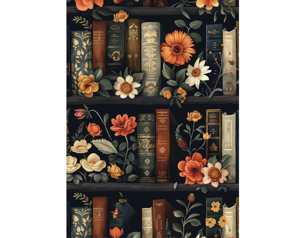 The Vintage Book Nook Kindle Insert