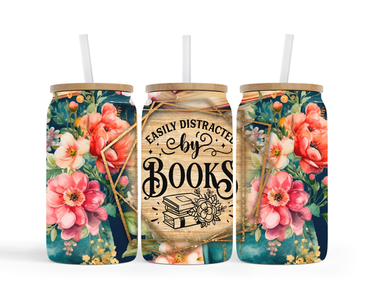 Floral Books Tumbler