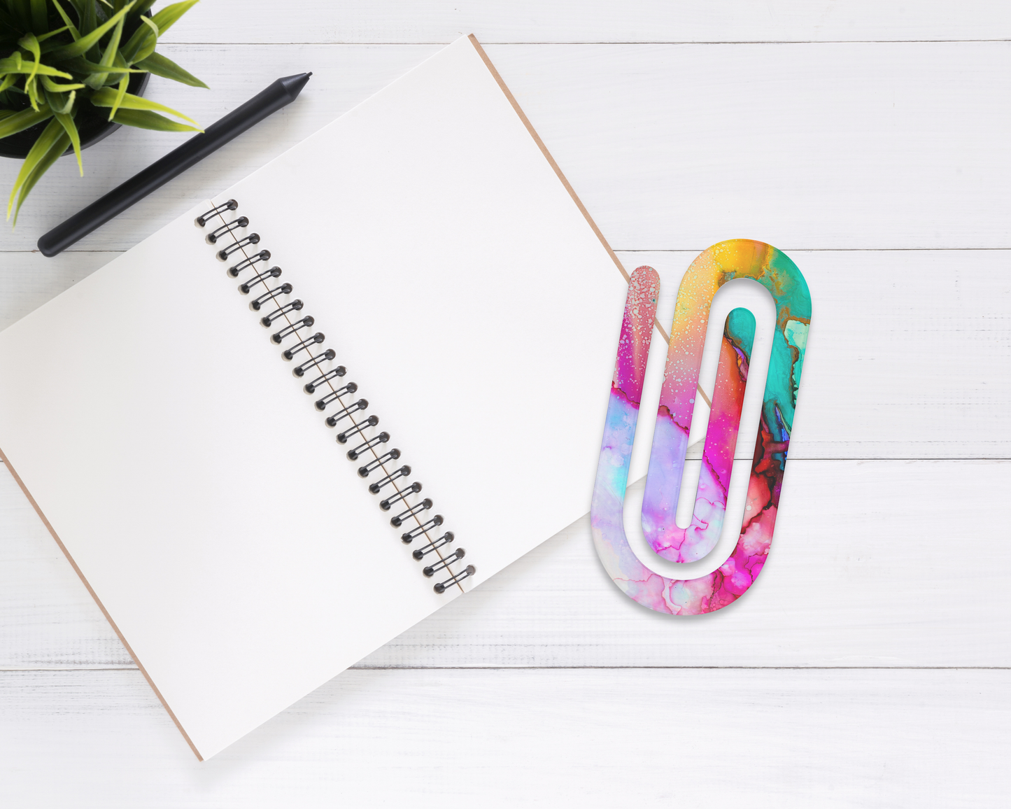 Watercolor Jumbo Acrylic Bookmark