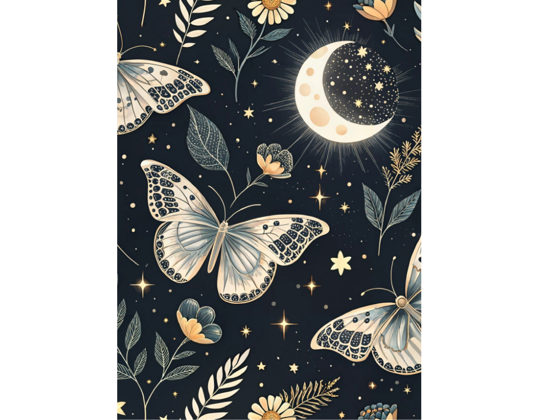 Lunar Moth E-Reader Insert