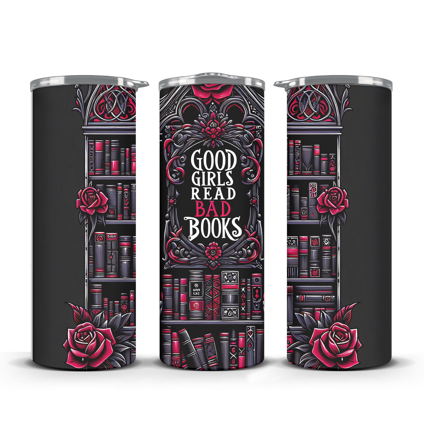Velvet Thorns Library Stainless Steel 20oz. Tumbler
