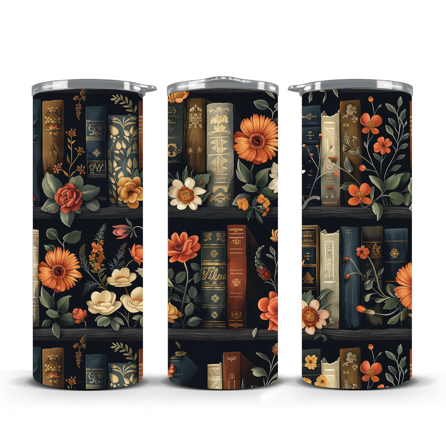 The Vintage Florist's Library Stainless Steel Tumbler 20oz.