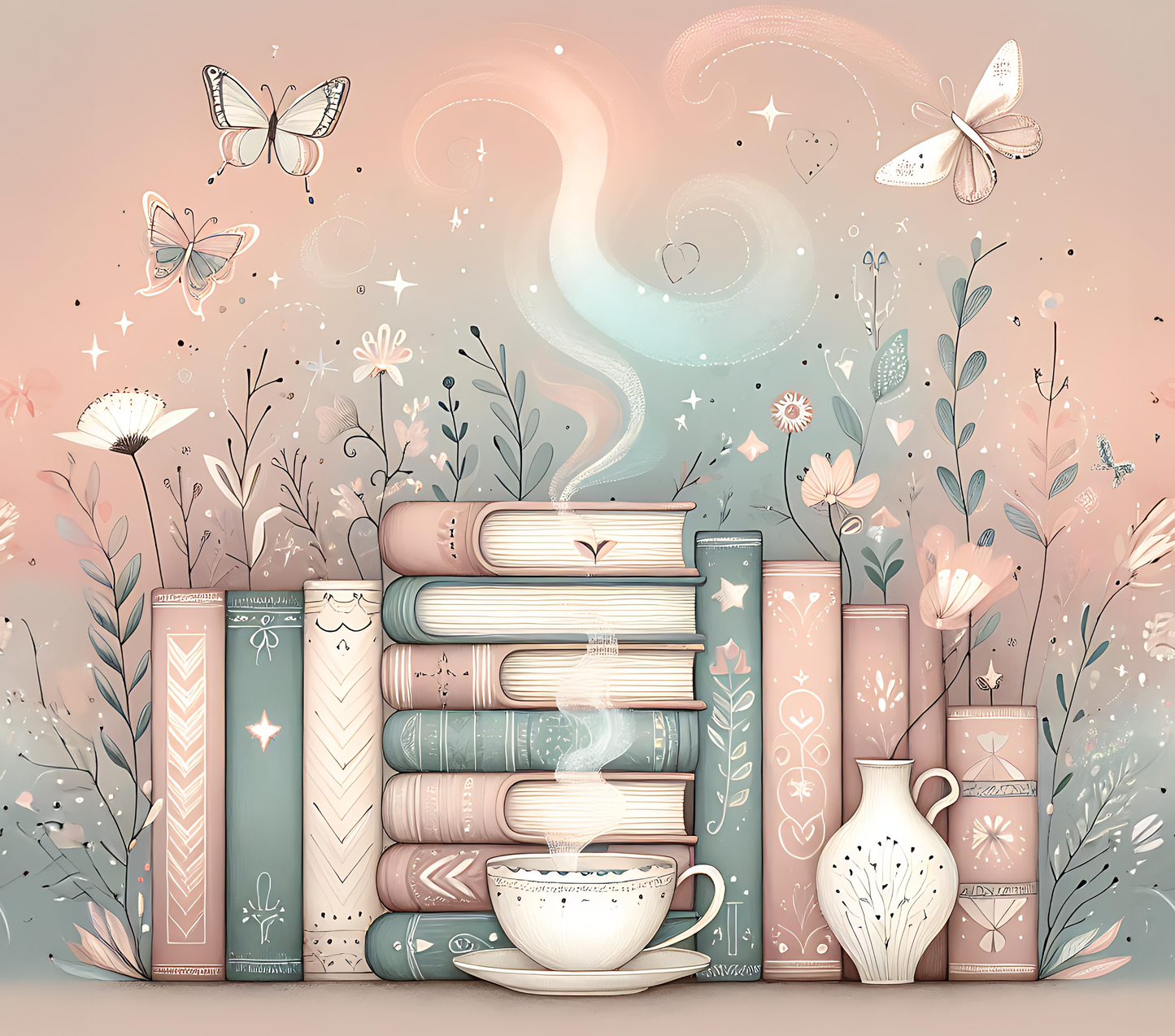 Cozy Reads & Fluttering Wings Kindle Insert