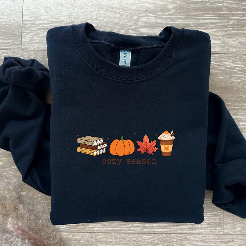 Cozy Season Fall Tee – Short Sleeve, Long Sleeve, or Crewneck