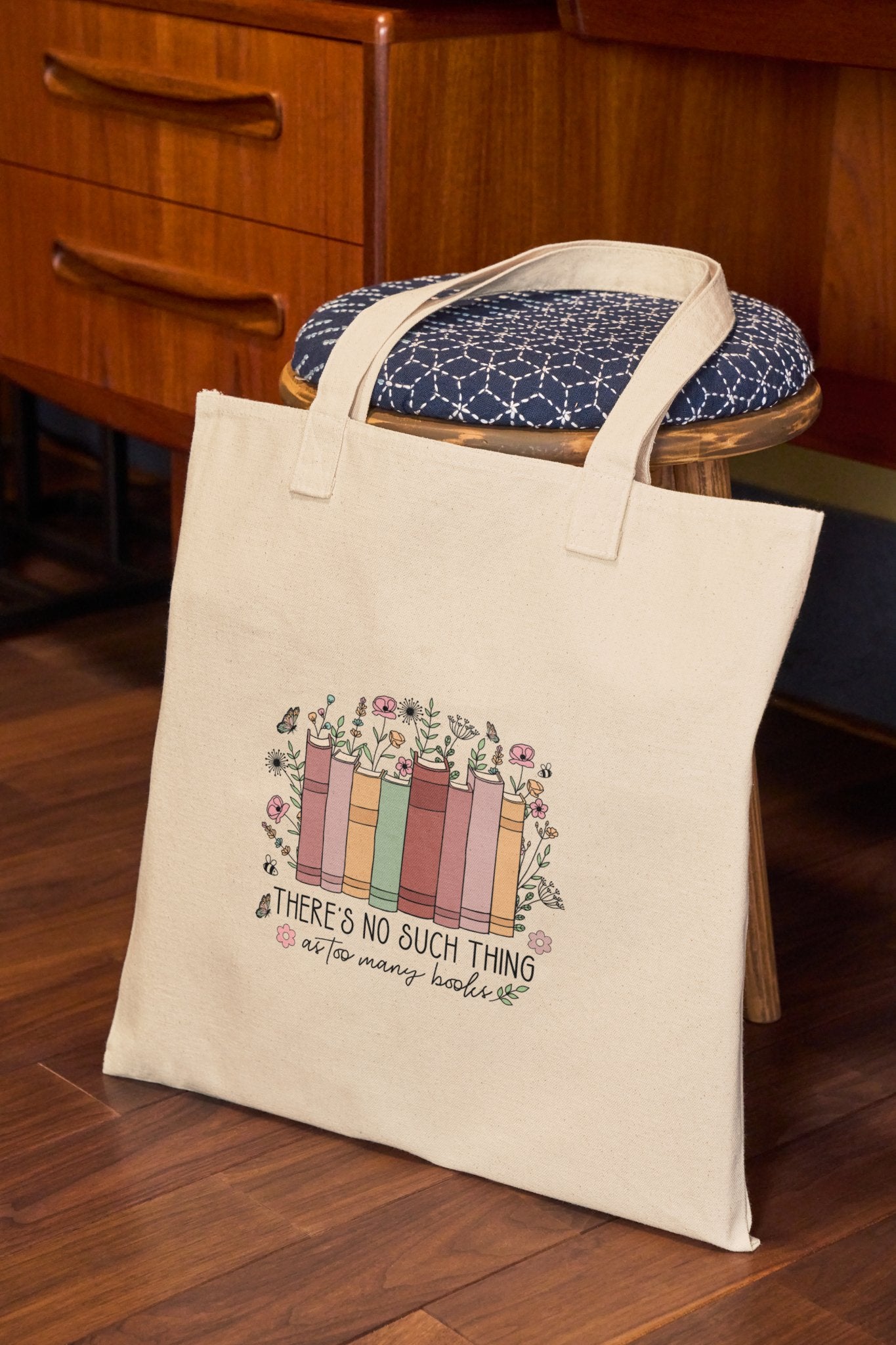 No Such Things As Too Many Books Tote Bag - CGS. Creations