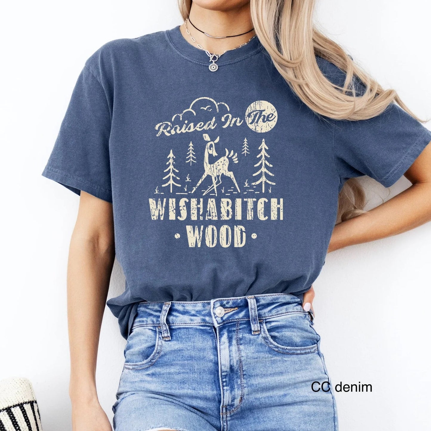 Raised In The Wishabitch Wood T - Shirt - CGS. Creations