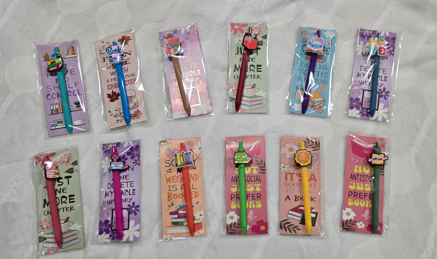 Book Lover’s Bookmark & Pen Set