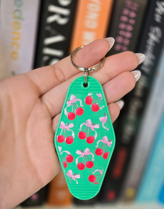 Pink Bows Motel Keychains
