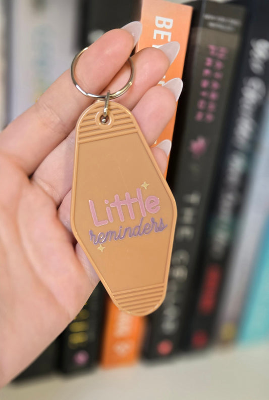 Little Reminders Motel Keychain