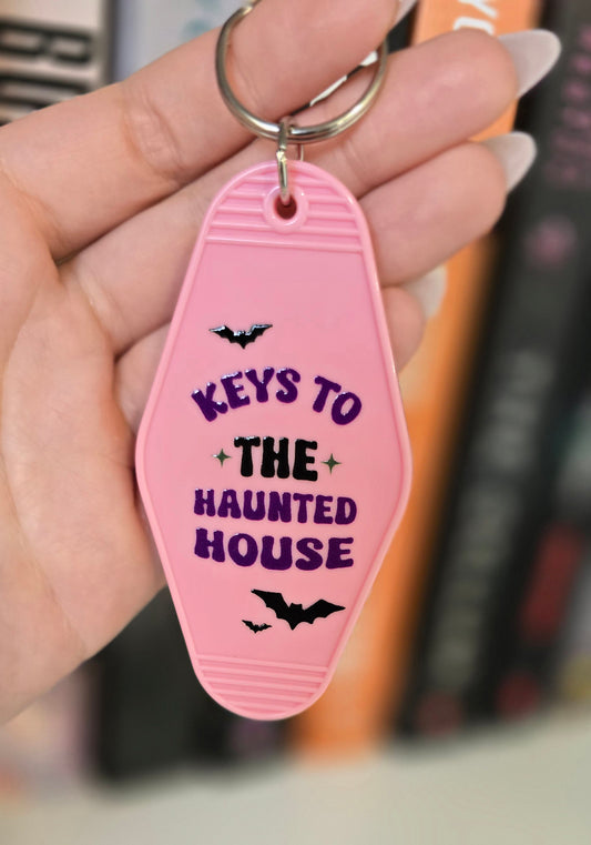 Keys To The Haunted House Motel Keychain