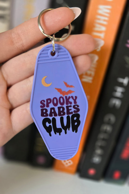 Spooky Babes Club Motel Keychain