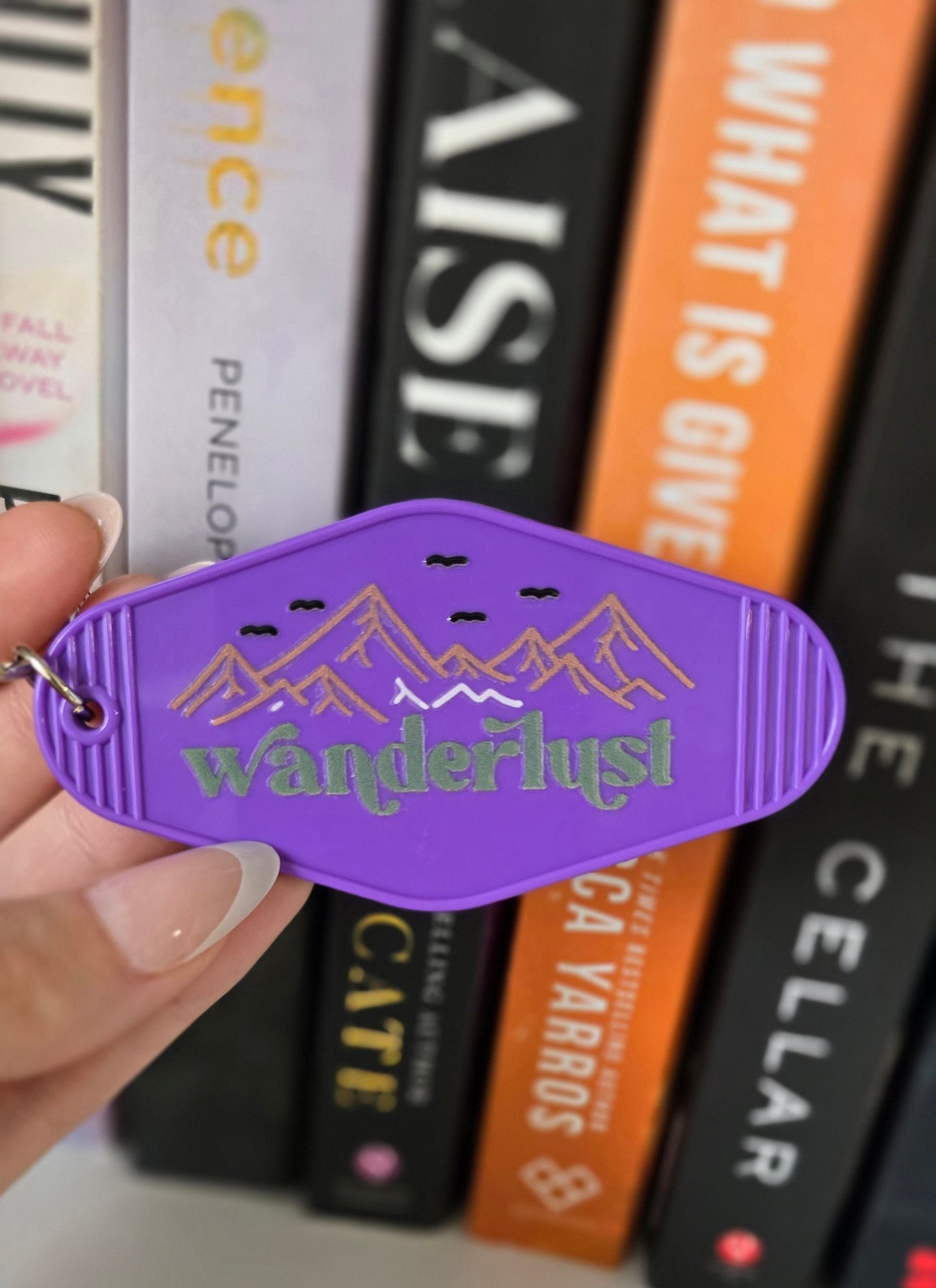 Wanderlust Motel Keychain