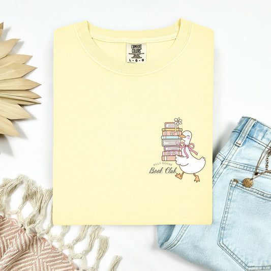 Silly Goose Book Club Pocket Print Shirt