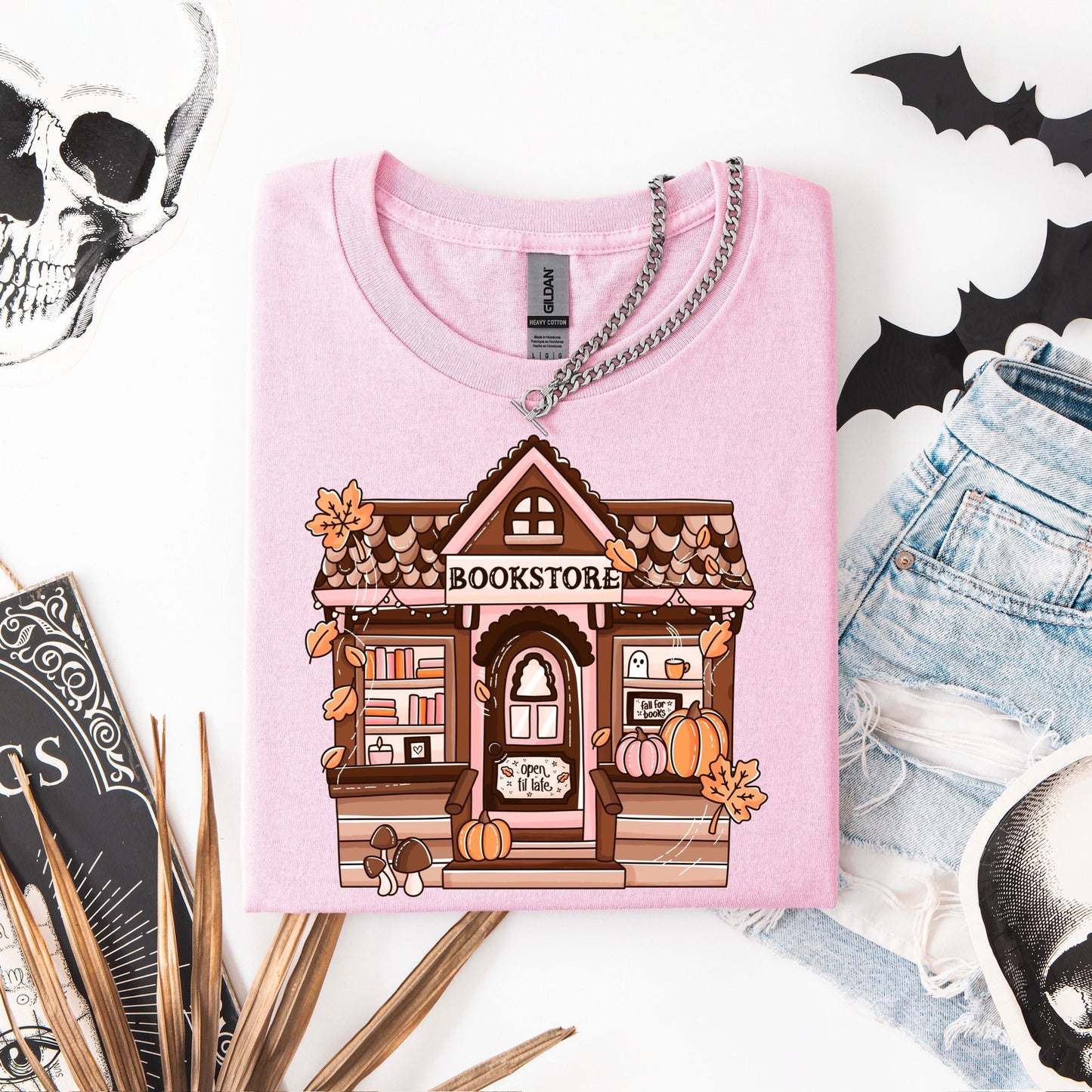 Cozy Fall Bookstore Shirt