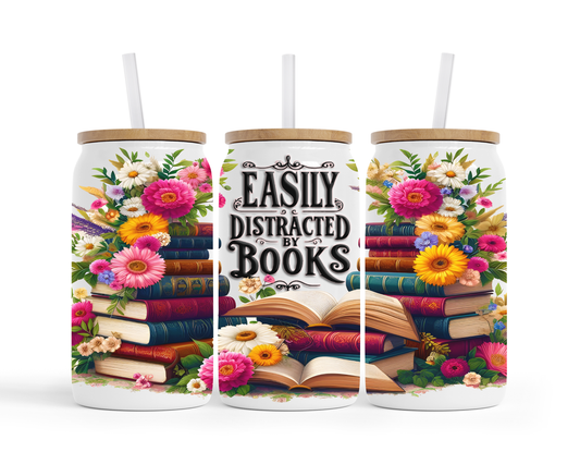 Distracted By Book Tumbler