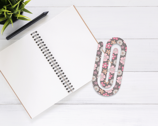 Floral Jumbo Acrylic Bookmark