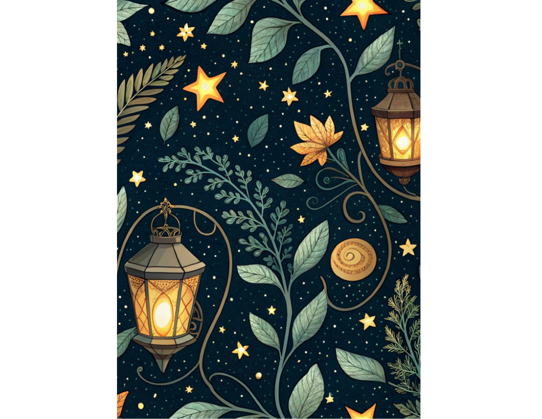 Starlit Lantern Grove E-Reader Insert