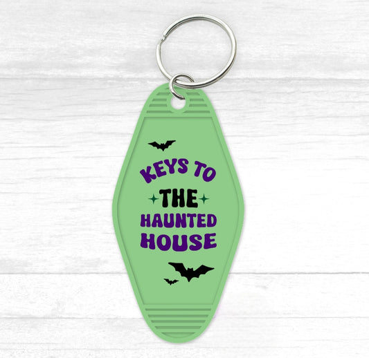 Keys To The Haunted House Motel Keychain