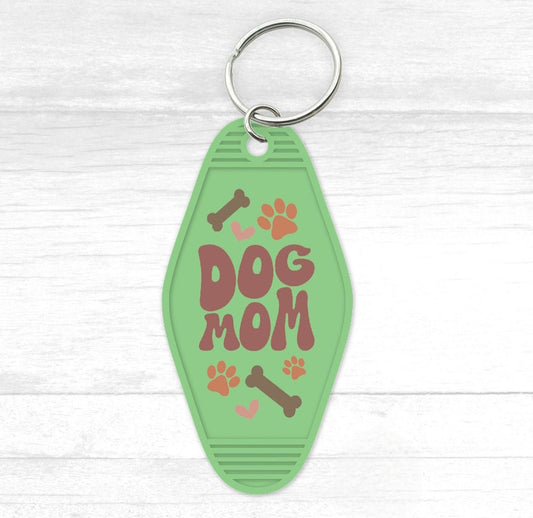 Dog Mom Motel Keychain - CGS. Creations