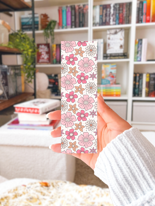 Bookish Blooms Laminated Bookmark