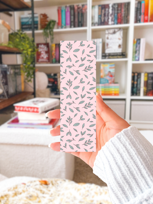 Page Petals Laminated Bookmark